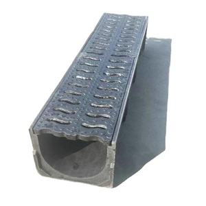 รางน้ำฝนไฟเบอร์กลาส FRP GRP และฝาครอบรางน้ำ วัสดุก่อสร้างโลหะ - Product Image 1