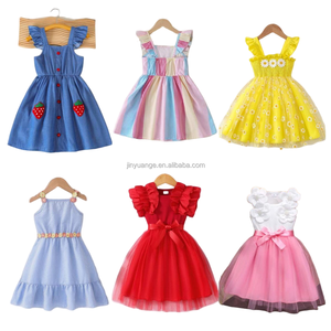 Vendita all'Ingrosso di Abiti Estivi per <span class=keywords><strong>Ragazze</strong></span> con Maniche Volanti, Eleganti e Casual per Balli, Vestiti Eleganti per <span class=keywords><strong>Ragazze</strong></span> - Product Image 5