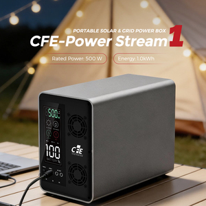 Estación de Energía Solar Portátil <span class=keywords><strong>CFE</strong></span> Hithium de 1KWH LiFePO4 con Inversor Integrado para Camping, Respaldo Doméstico y Suministro de Emergencia - Product Image 2