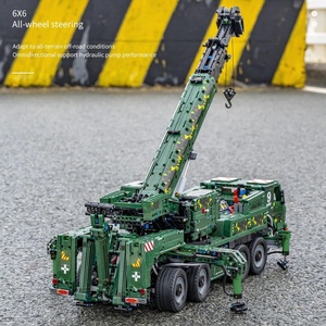 Mould <span class=keywords><strong>King</strong></span> 20009 MOC RC Ingénierie Pneumatique Grue Blindée <span class=keywords><strong>de</strong></span> Récupération Briques Jouets pour Adultes Cadeau Blocs <span class=keywords><strong>de</strong></span> Construction Ensembles - Product Image 6