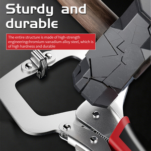 <span class=keywords><strong>Pince</strong></span> de verrouillage de type C de soudure réglable à <span class=keywords><strong>grande</strong></span> <span class=keywords><strong>ouverture</strong></span> polyvalente en gros de l'industrie - Product Image 6