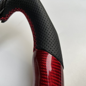 Volant en fibre de carbone noir brillant et rouge Ccexcellent à <span class=keywords><strong>prix</strong></span> de gros pour <span class=keywords><strong>Ford</strong></span> <span class=keywords><strong>Mustang</strong></span> <span class=keywords><strong>GT</strong></span> Shelby 2015 <span class=keywords><strong>2016</strong></span> 2017 - Product Image 2