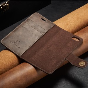 DG. Couverture De Portefeuille En <span class=keywords><strong>Cuir</strong></span> Split MING Avec <span class=keywords><strong>Coque</strong></span> Arrière En PC Amovible Pour <span class=keywords><strong>Iphone</strong></span> <span class=keywords><strong>SE</strong></span> (<span class=keywords><strong>2020</strong></span>) / <span class=keywords><strong>SE</strong></span> (2022) / 8 / 7 - Product Image 3