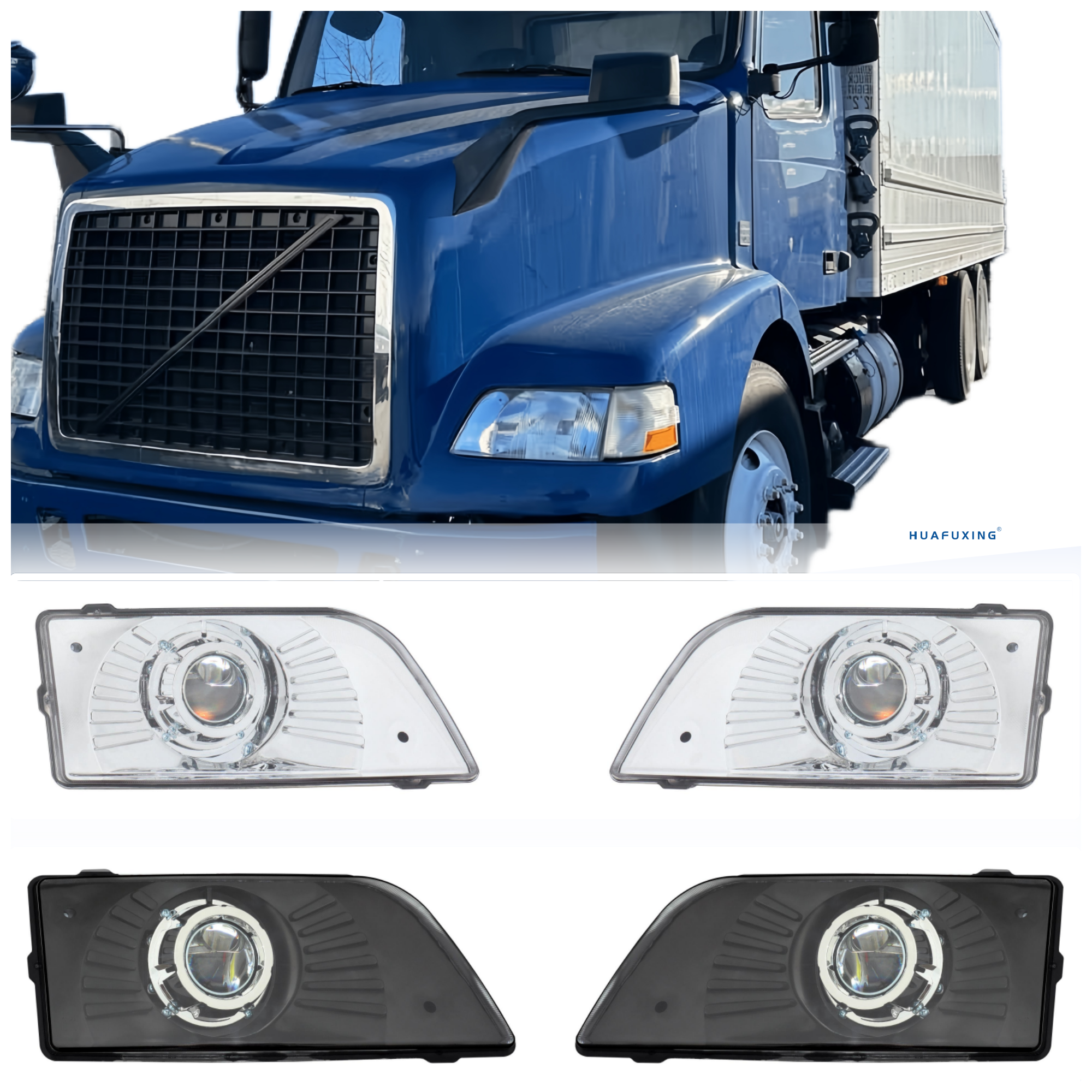 1pair-LED-Headlights-Assembly-