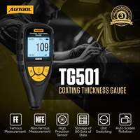 Testeur d'épaisseur de peinture numérique AUTOOL TG501, jauge de mesure portable pour voiture