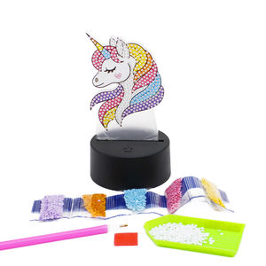 Nouveau design DIY Handmade Set Creative Paste Toys-Cartoon Unicorn Diamond Painting Stickers Kits pour enfants - Product Image 4