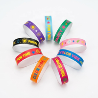 Bracelets jetables en papier imperméables pour événements, festivals, concerts, clubs, comptage des présences en bord de mer, contrôle d'accès