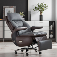 Fauteuil de Direction Pivotant de Luxe Moderne, Nouveau Design, Inclinable Manuel/Électrique, Chaise de Bureau pour Usage Domestique