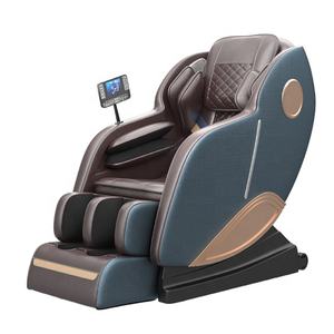 Silla de masaje profesional Zero Gravity, masajeador corporal con pista 4D de tacto humano, color gris - Product Image 1