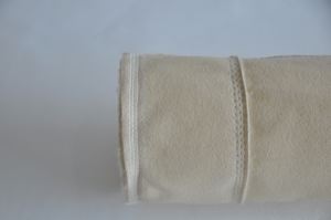 Bolsas de filtro de malla de 220 micras, banda a presión de poliéster, diámetro de 102Mm, bolsas de fieltro de aguja para Molino de harina, directo de fábrica - Product Image 4