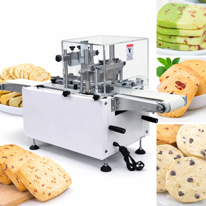 Máquina Cortadora de Galletas Comercial para Panadería, para Cortar Barra de Nougat de <span class=keywords><strong>Nuez</strong></span> y Caramelo Duro, con Grosor Ajustable - Product Image 1