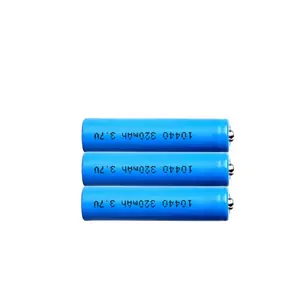 맞춤형 LED 조명 손전등 리튬 이온 배터리 3.7V 충전식 10440 리튬 배터리 320mAh 350mah