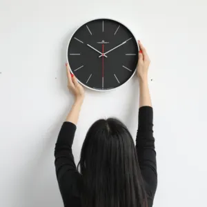 2019ブリーフハウスの装飾円形壁時計壁掛けデジタル時計