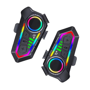 Sistema de Comunicación para Casco de Motocicleta Y10 Max, Auriculares Inalámbricos con Intercomunicador, Iluminación LED RGB, Impermeables, para Motociclistas <span class=keywords><strong>en</strong></span> Grupo - Product Image 2