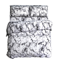 En gros polyester imprimée confortable ensemble de literie housse de couette