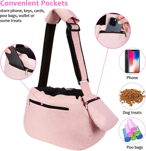Free sample Outdoor Mesh Breathable Pet Carrying Crossbody Shoulder Sling Bag Custom Small Pet Cat <b>Dog</b> Travel <b>Carrier</b> Bag - Product Image 4