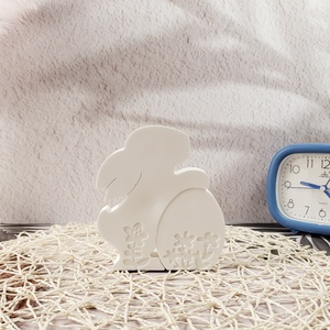 Handmade <b>Resin</b> Casting <b>Molds</b> <b>for</b> DIY Decorative Ornaments Ins Style <b>Silicone</b> Rabbit holding an egg ornament <b>Mold</b> X0523 - Product Image 5
