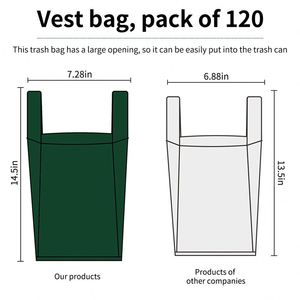 Sacs à déjections pour animaux de compagnie extra épais, 120 unités, en forme de gilet, pour chien et chat - Product Image 5