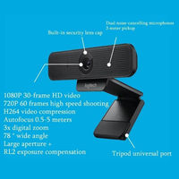 Venta al por Mayor de Cámara Web C925E USB 1080P 15MP con Sensor CMOS y Enfoque Automático para Video Chat y Grabación