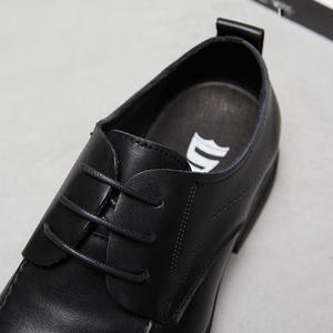 Top Designer de luxe printemps/été nouveau Style britannique en cuir véritable carré respirant à lacets chaussures de mariage d'affaires légères - Product Image 3