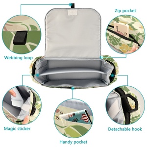 Sacs à langer multifonctionnels personnalisés hawaïens en gros, organisateurs de poussette de voyage avec faible MOQ - Product Image 2