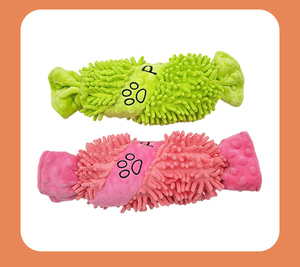 Robusto e infrangibile morso personalizzato cane nuovo giocattolo peluche pet pet toy cane cigolante giocattoli - Product Image 6