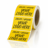 Étiquettes adhésives personnalisées en gros avec logo pour emballage de produits, autocollants de marque en rouleau, commande pour distributeurs et entreprises commerciales