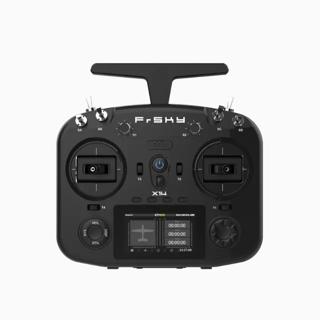 Frsky TWIN X14 Metal Remote Control Transmitter with Built-in Dual 2.4G Band Internal RF Module for Remote Control Toys