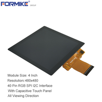 Pantalla LCD TFT IPS de 4 Pulgadas, 480x480, Ángulo de Visión Libre, con Interfaz I2C, Módulo LCD SPI RGB