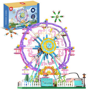 Nuova Ruota Panoramica Happy Ferris Wheel, Blocchi di Costruzione in Plastica ABS di Alta Qualità, Compatibili con <span class=keywords><strong>Lego</strong></span>, Mini Blocchi da Costruzione, Giocattolo per Bambini, Regalo - Product Image 6