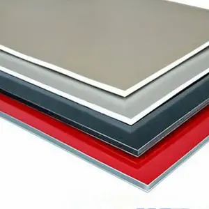 Paneles compuestos de aluminio multicolores personalizados para construcción al aire libre