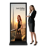 Pantalla Digital Interactiva Táctil 4K de 65 Pulgadas con Control Remoto, Android WIFI, Pantalla LCD Capacitiva Multipunto para Comercios