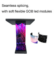 Écran LED de podium HD GOB P1.53 P1.86 P2.5, écran LED de table pour les présentations scolaires, les réunions, les conférences