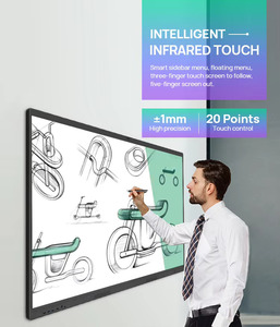 75 inch văn phòng trẻ em hiển thị lớp học điện tử giá Màn hình trường kỹ thuật số phẳng bảng trắng thông minh Bảng trắng tương tác - Product Image 5
