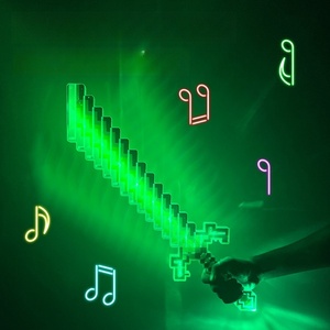 Nouveautés Luckykoo : Épée lumineuse avec musique pour enfants, accessoires de fête cosplay, sabre laser LED dinosaure, jouets - Product Image 1