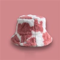 Nouveau chapeau de pêcheur à motif de lait pour femmes personnalisé chapeau dôme chaud et résistant au froid à la mode chapeau seau réglable