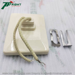 Plaque chauffante électrique en céramique plate 122*122mm 230v 800w, brique chauffante en céramique, <span class=keywords><strong>radiateur</strong></span> - Product Image 5