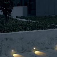 Lumière encastrée LED 65 mm, étanche, pour escaliers, IP67, mini projecteur extérieur