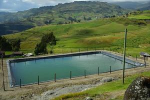 Prix de la géomembrane à résistance à la traction par mètre carré, revêtement en HDPE de 60 mil, coût pour le revêtement de tunnel - Product Image 5