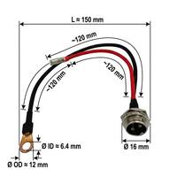 Connecteur Aviation Circulaire LED CCTV à Capteur GX16 2-10 Broches Mâle Fileté Boîtier Métallique Nickelé à Souder pour Applications Industrielles et Solaires