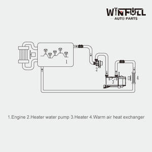 Nuevo Calentador de Agua a Diésel WIN FULL de 5KW 12V/24V con Control LCD - Product Image 5