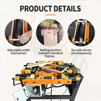 Bienenrahmen-Heftmaschine 360 Stück/Stunde Pneumatische Langstroth Bienenrahmen-Nagelmaschine für 159-232mm Bienenstockrahmen