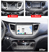 MEKEDE M6 3D Android 2K QLED écran BT 5.1 vidéo de voiture Double Din pour Hyundai Tucson 2014-2018 DSP AM FM ventilateur de refroidissement