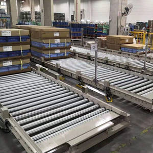 Özelleştirilmiş Yeni Ayarlanabilir Otomatik Depo Depolama Paletli Rulolu Konveyör Sistemleri Üretim Tesisi DC48V Ağır Hizmet Tipi Yağ - Product Image 2