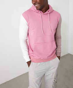 Sweats à capuche unisexes surdimensionnés en polaire épaisse et lourde avec logo personnalisé brodé pour l'hiver pour hommes - Product Image 6