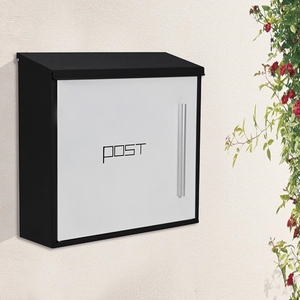 Boîtes <span class=keywords><strong>aux</strong></span> <span class=keywords><strong>lettres</strong></span> en acier pour la maison, le jardin, la cour, boîte <span class=keywords><strong>aux</strong></span> <span class=keywords><strong>lettres</strong></span> murale en métal avec clé - Product Image 4