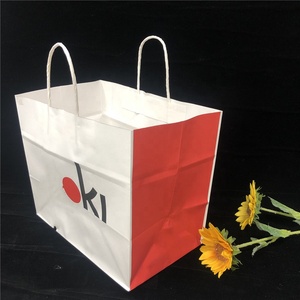 Thực Phẩm Lớp Bảng Nho Túi Giấy Dùng Một Lần Tái Chế FS C Trái Cây Ướt Sức Mạnh Giấy Túi Giấy Nho Tote Túi - Product Image 5