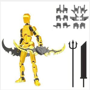 Décorations de bureau Robot imprimé en 3D Multi-articulé Mobile <span class=keywords><strong>Titan</strong></span> T13 Figurine d'action pour les amateurs de jeux - Product Image 1