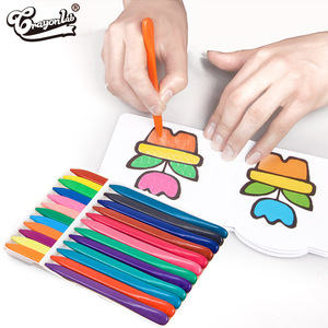Crayons Crayonlab 24 couleurs vives lavables pour enfants, fournitures d'art pour le dessin - Product Image 4