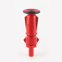 Vente chaude 1.5 \ "1 \" Système de gicleurs d'incendie Tuyaux flexibles de lutte contre l'incendie avec système de Protection contre l'incendie à buse en plastique variable rouge